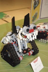 ROBOTICS: “ZNAP” was created by eighth-grader Jacob and seventh-grader Ryan, as part of the Lego Robotics program at Chocowinity Middle School