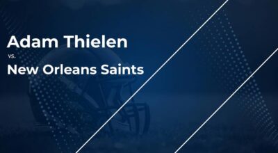 Adam Thielen and the Panthers vs. the Saints: Week 1 Stats, Matchup, Game Info