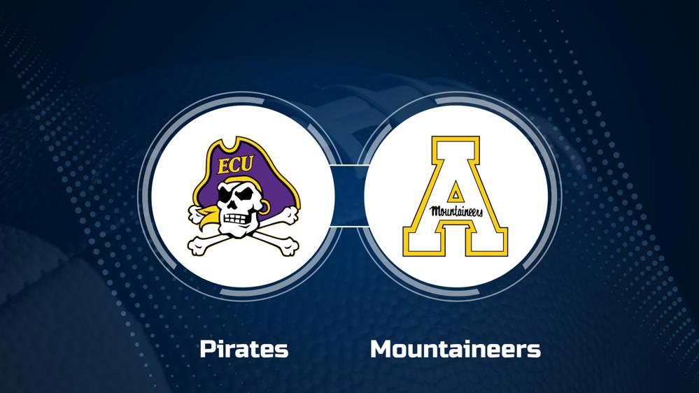 Where to Watch East Carolina vs. Appalachian State on TV or Streaming Live - Sept. 14