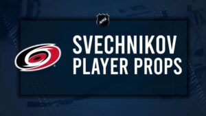 Andrei Svechnikov Player Prop Bets for the Hurricanes vs. Blues Game - October 19