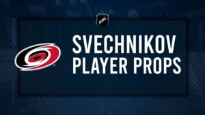 Andrei Svechnikov Player Prop Bets for the Hurricanes vs. Canucks Game - October 28