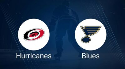 Hurricanes vs. Blues Injury Report Today - October 19