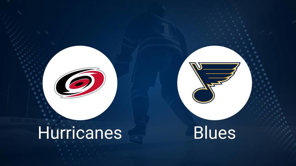 Hurricanes vs. Blues Injury Report Today - October 19