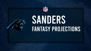 Ja'Tavion Sanders Fantasy Projections: Week 9 vs. the Saints