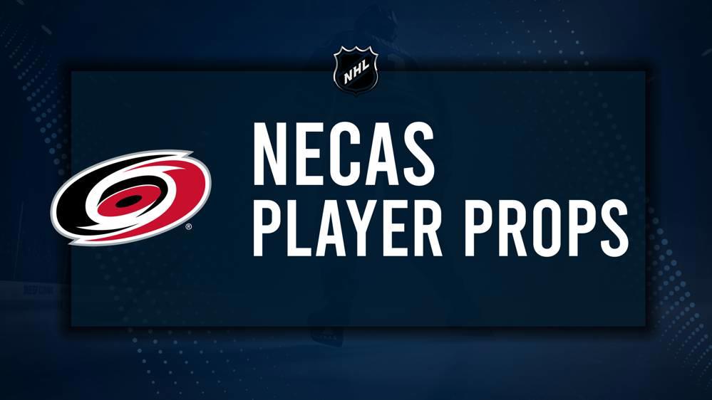 Martin Necas Player Prop Bets for the Hurricanes vs. Kraken Game - October 26