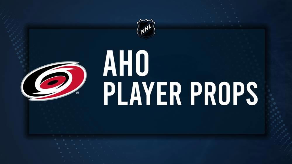 Sebastian Aho Player Prop Bets for the Hurricanes vs. Blues Game - October 19