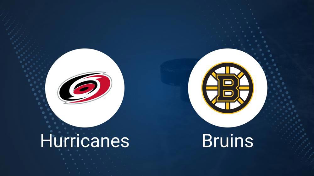 Where to Watch Carolina Hurricanes vs. Boston Bruins on TV or Streaming Live - October 31