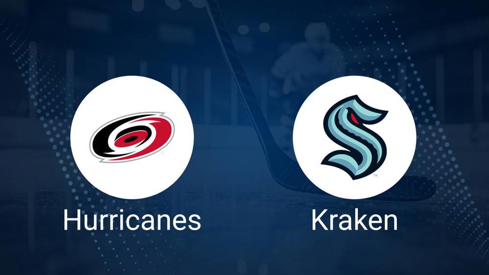 Where to Watch Carolina Hurricanes vs. Seattle Kraken on TV or Streaming Live - October 26