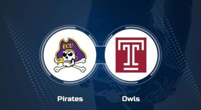 Where to Watch East Carolina vs. Temple on TV or Streaming Live - Oct. 26