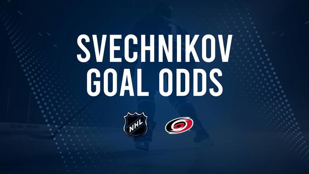 Will Andrei Svechnikov Score a Goal Against the Flames on October 24?