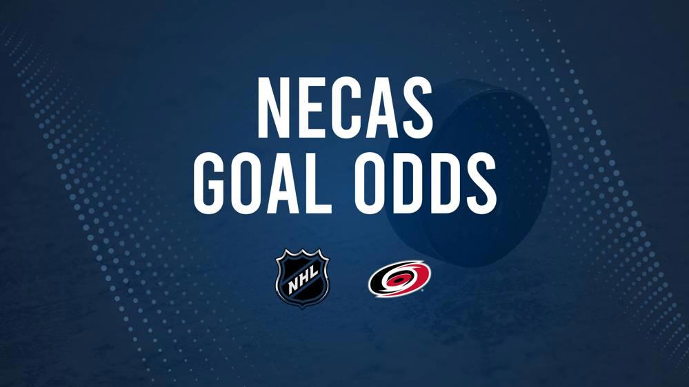 Will Martin Necas Score a Goal Against the Canucks on October 28?