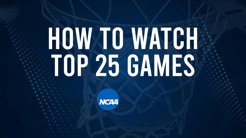 How to Watch Top 25 Women's College Basketball Games - Friday, November 29