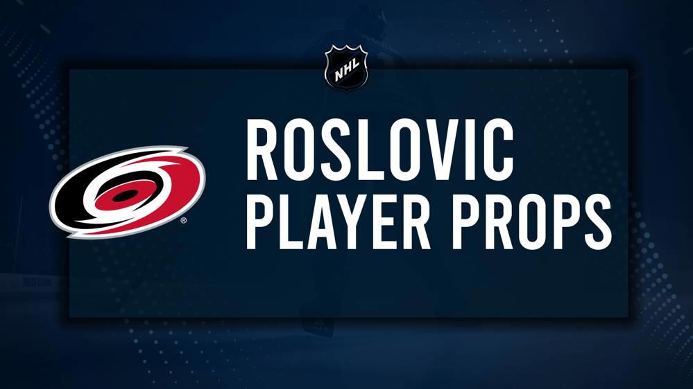 Jack Roslovic Player Prop Bets for the Hurricanes vs. Avalanche Game - November 9