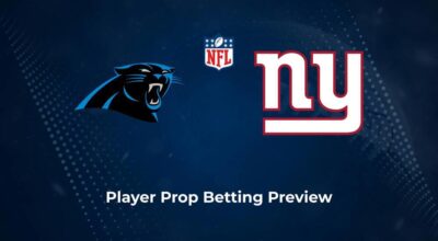 Panthers vs. Giants Player Props & Odds – Week 10