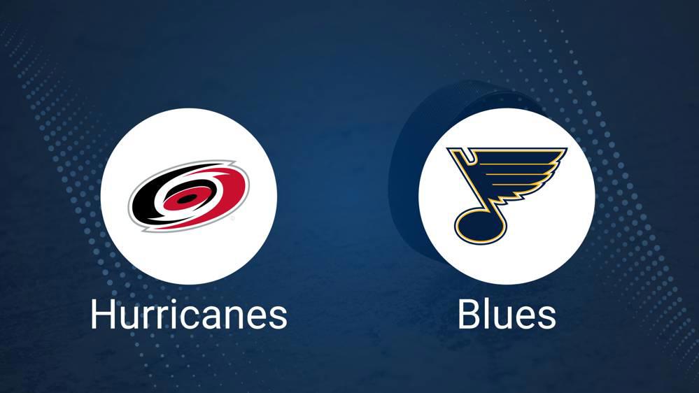 Where to Watch Carolina Hurricanes vs. St. Louis Blues on TV or Streaming Live - November 17