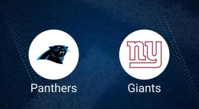 Where to Watch Panthers vs. Giants on TV or Streaming Live - Nov. 10