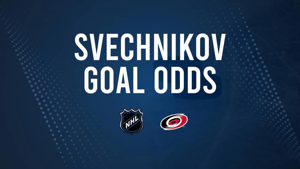 Will Andrei Svechnikov Score a Goal Against the Blue Jackets on November 23?