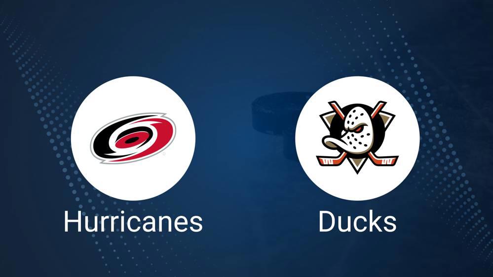 How to Pick the Hurricanes vs. Ducks Game with Odds, Spread, Betting Line and Stats – January 12