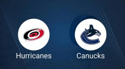 Hurricanes vs. Canucks Injury Report Today - January 10