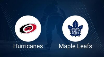 Hurricanes vs. Maple Leafs Injury Report Today - January 9