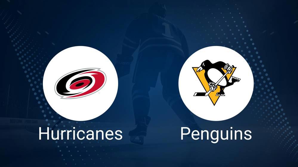 Hurricanes vs. Penguins Injury Report Today - January 5