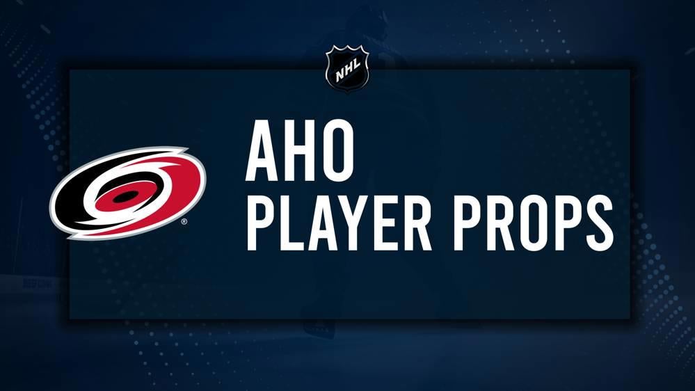 Sebastian Aho Player Prop Bets for the Hurricanes vs. Islanders Game - January 25