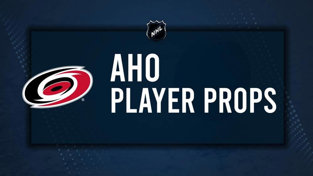 Sebastian Aho Player Prop Bets for the Hurricanes vs. Penguins Game - January 5