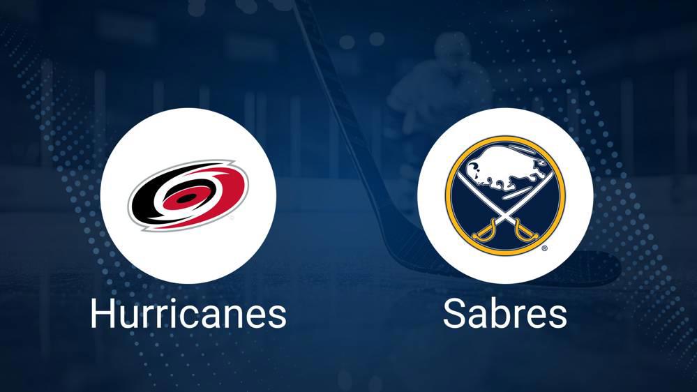 Where to Watch Carolina Hurricanes vs. Buffalo Sabres on TV or Streaming Live - January 15