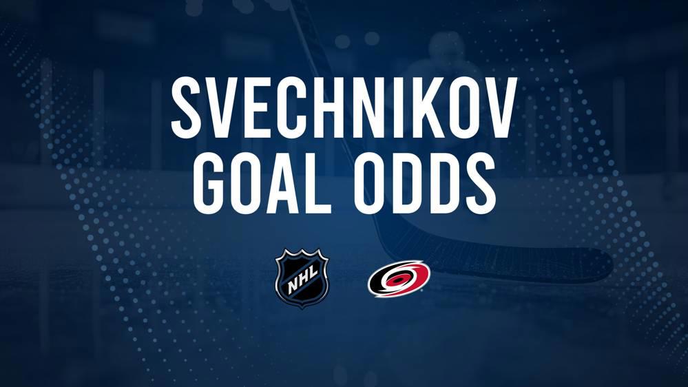 Will Andrei Svechnikov Score a Goal Against the Canucks on January 10?