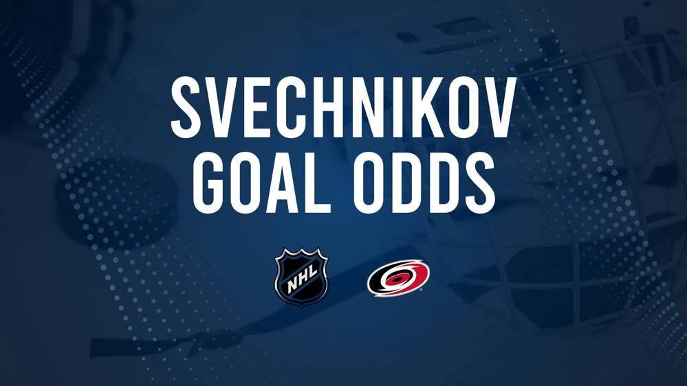 Will Andrei Svechnikov Score a Goal Against the Ducks on January 12?